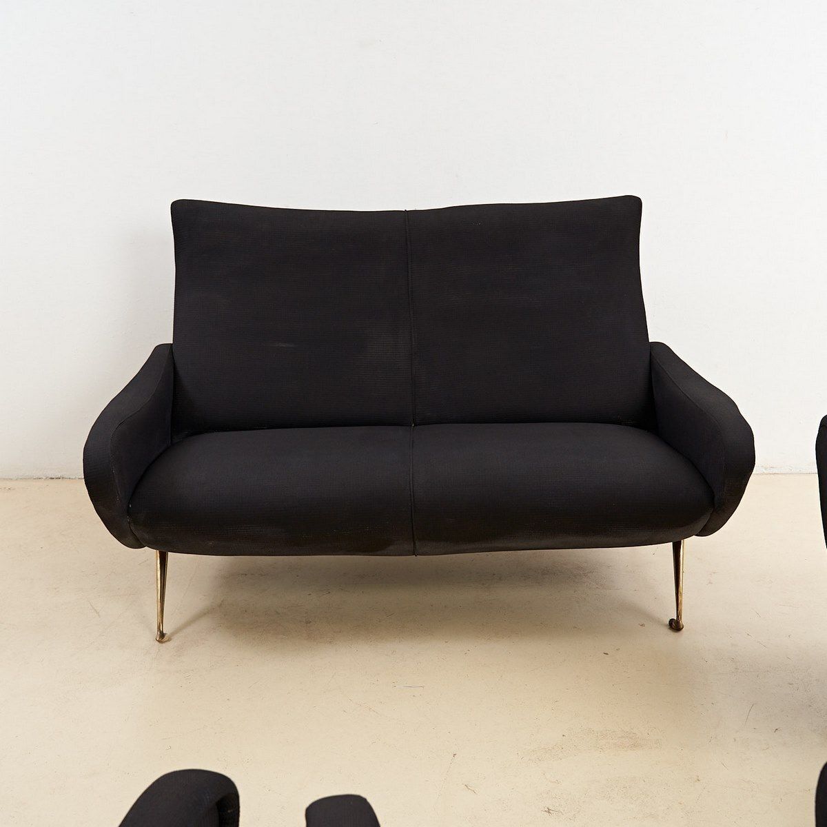 Sofa And Three Armchairs From The 1950s photo vintage