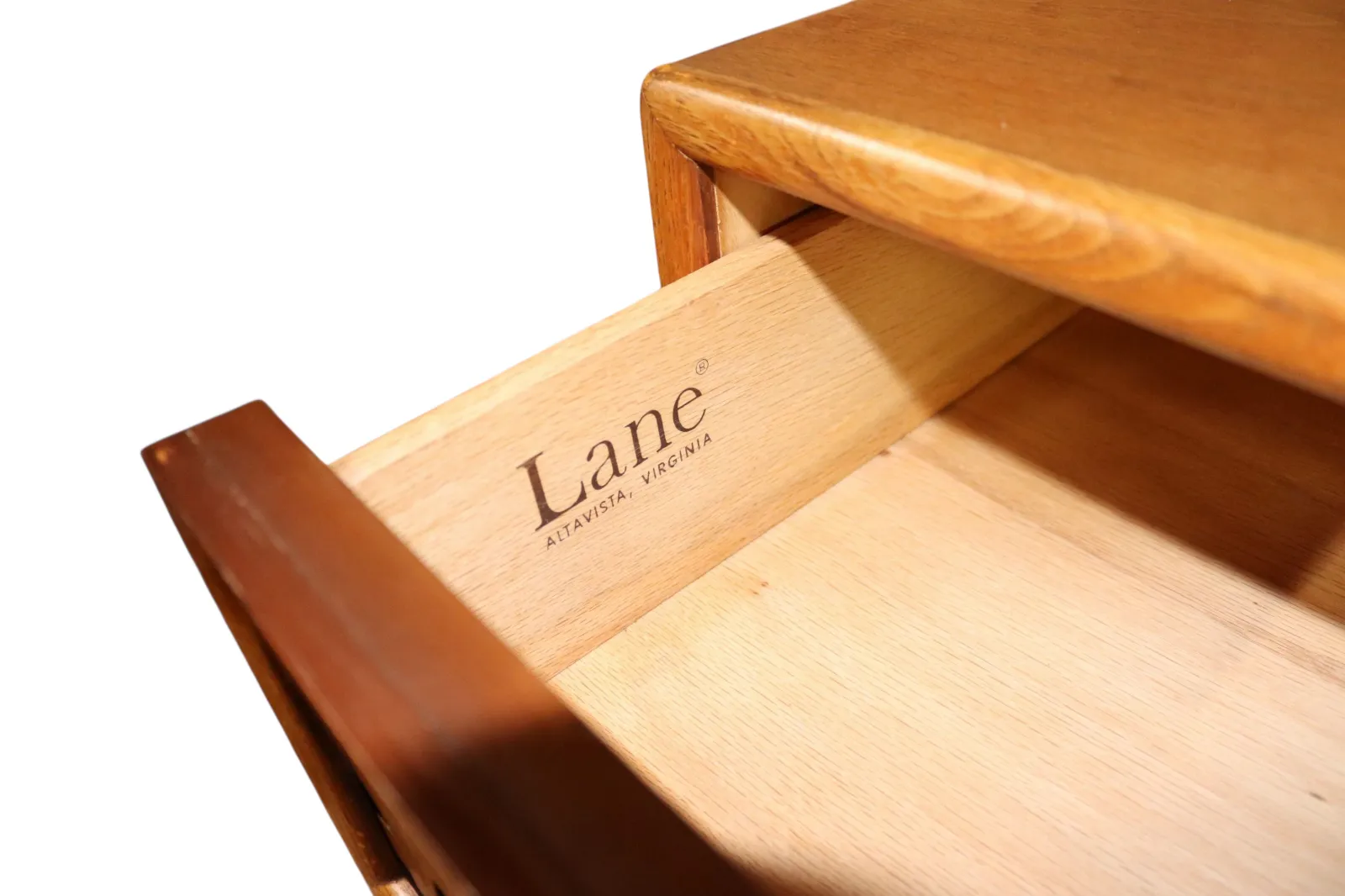 Rare Mid Century Lane ' Perception ' Large Teak Chest Of Drawers photo for sale