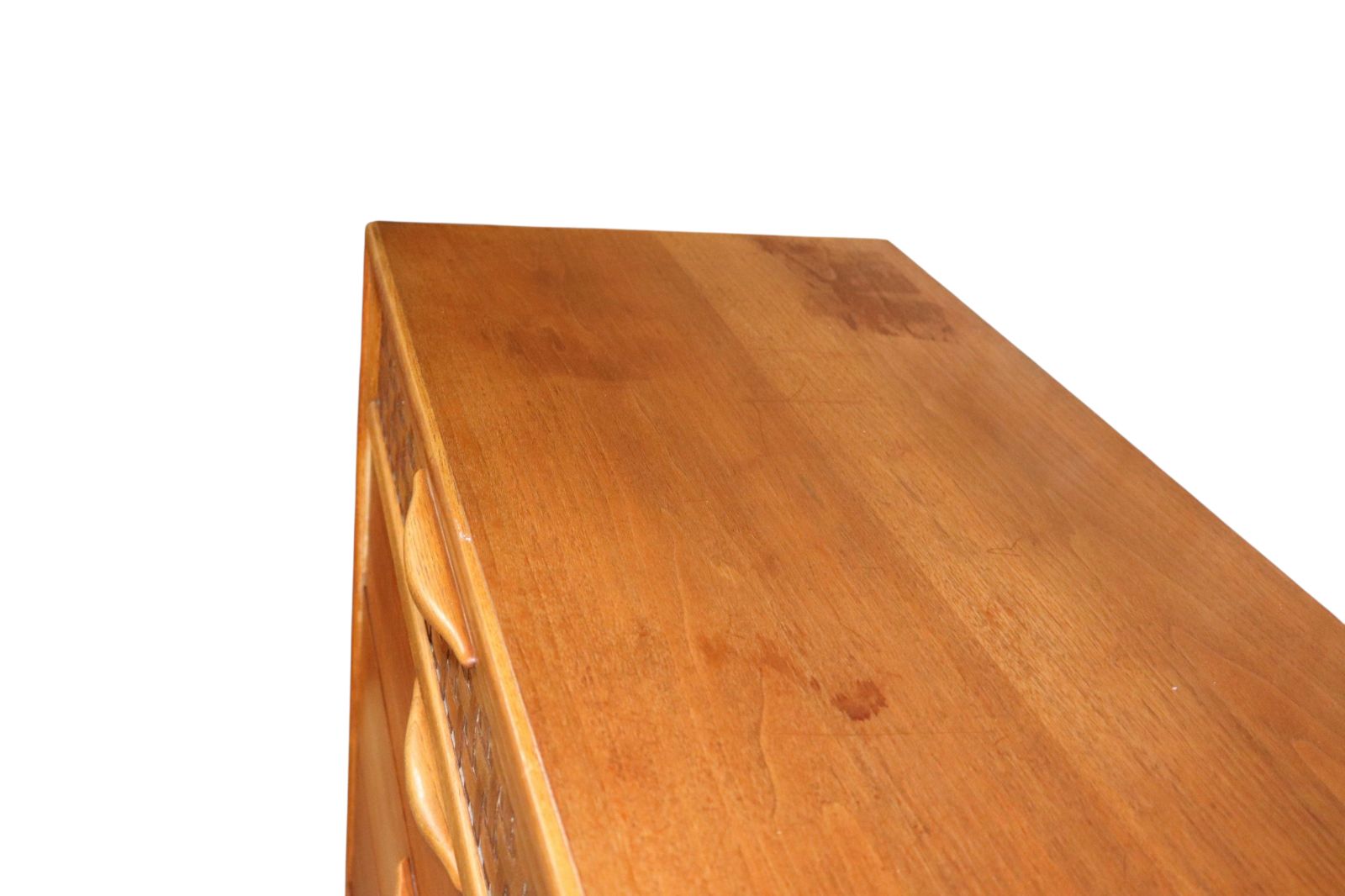 photo vinterior Rare Mid Century Lane ' Perception ' Large Teak Chest Of Drawers