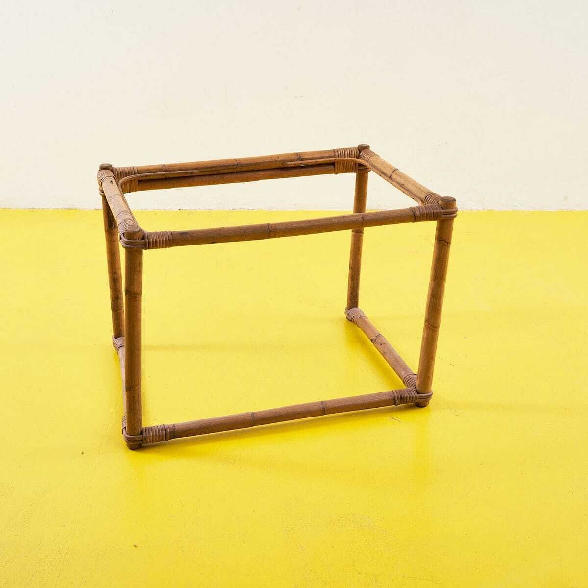 Vintage Rattan Coffee Table Structure photo 203.0