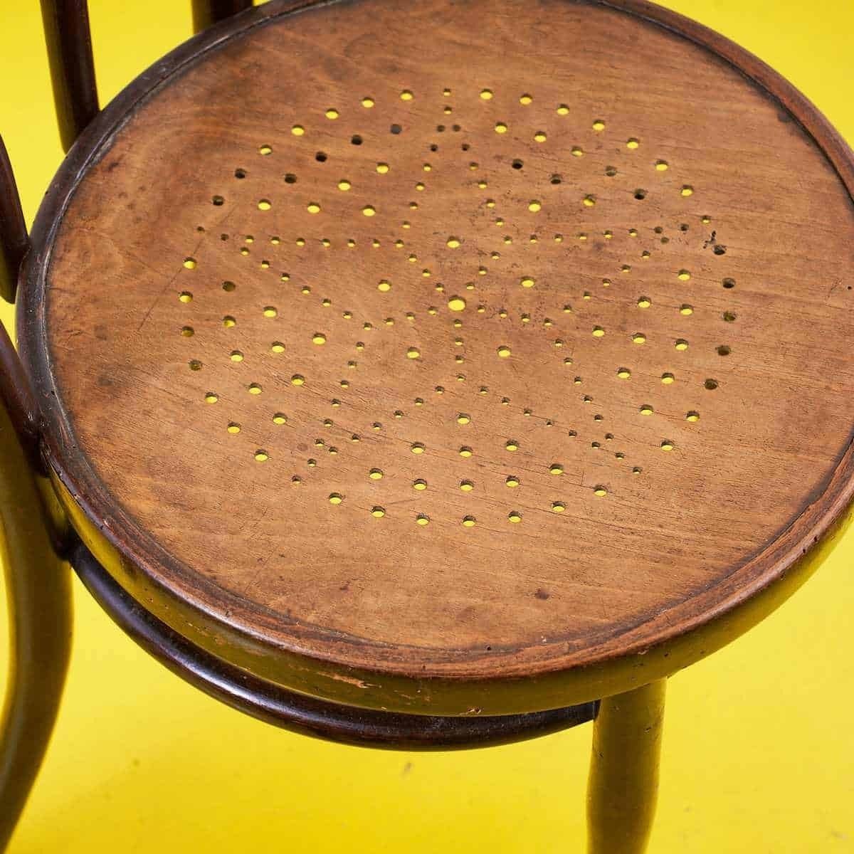 Pair Of Early 1900s Curved Wood Chairs photo buy