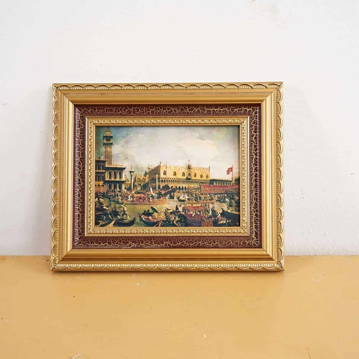 Print On Canvas Subject The Return Of The Bucintor On Ascension Day