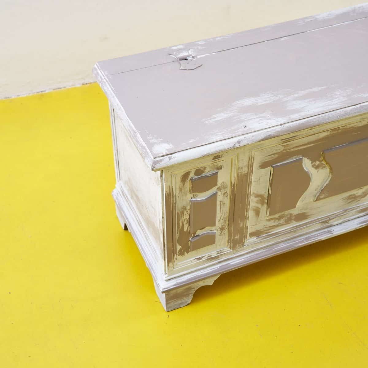 Vintage Baule Chest In Chipboard Wood photo for sale