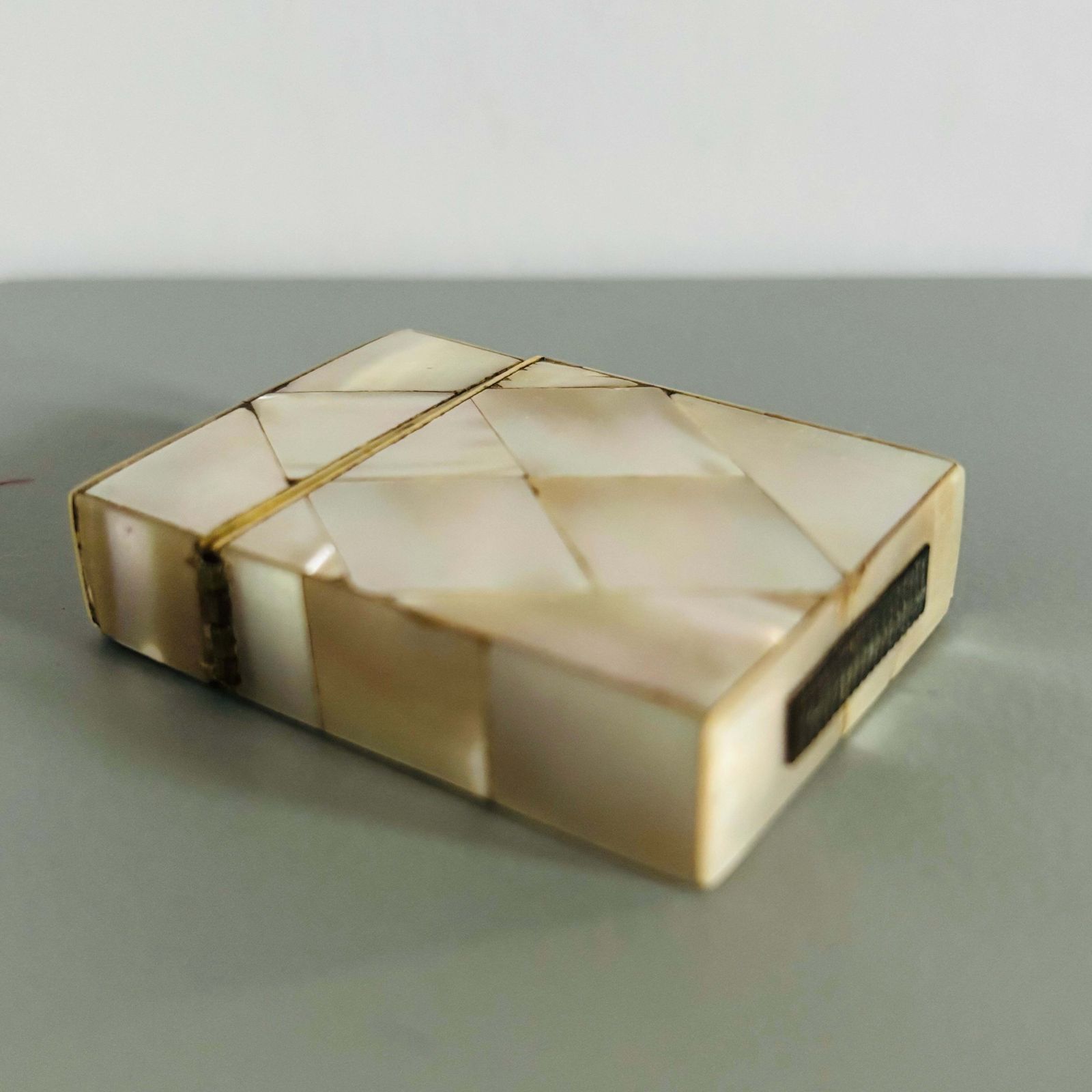 Rare Victorian Mother Of Pearl Vesta Match Safe photo 165.0