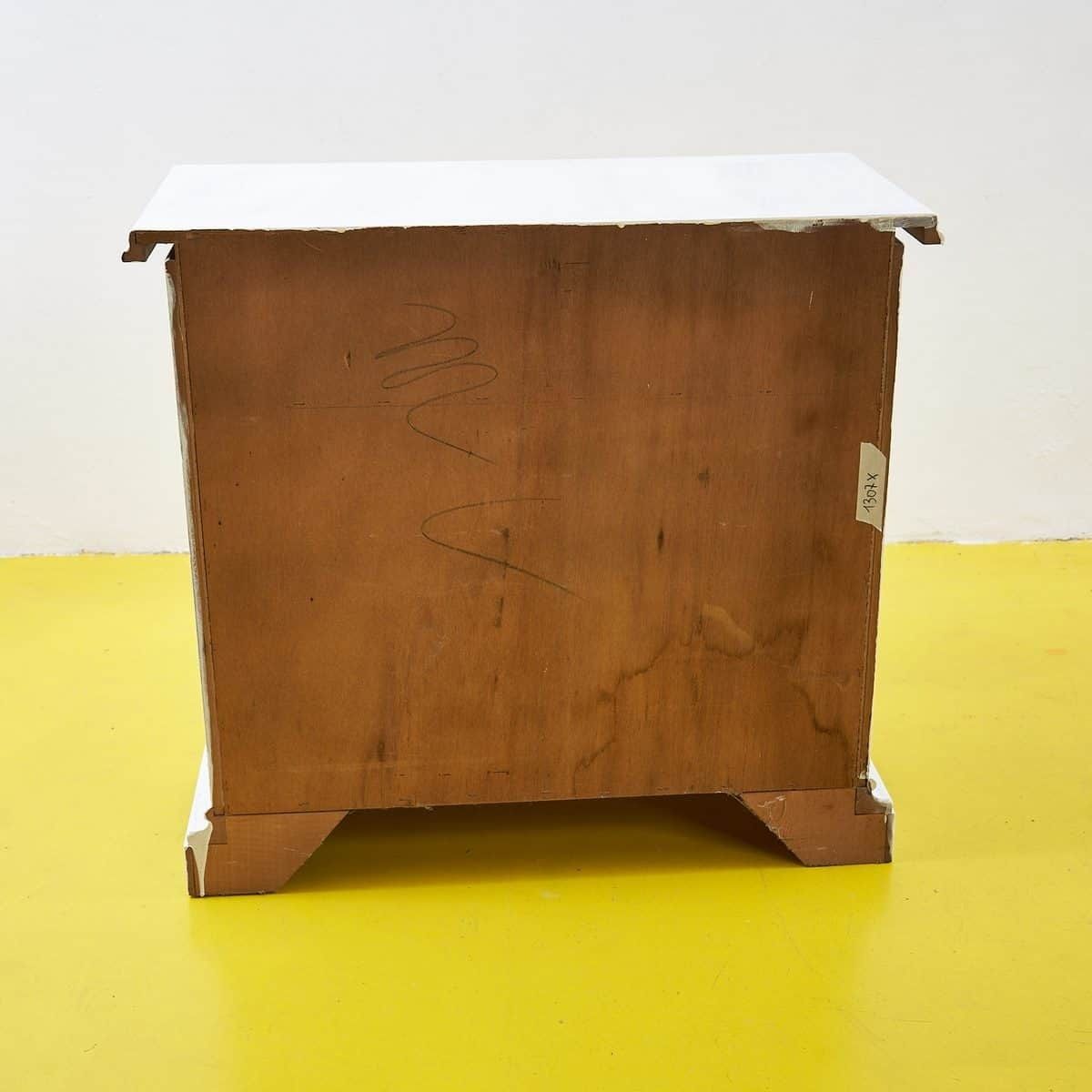 Small White Wooden Sideboard, 2010s