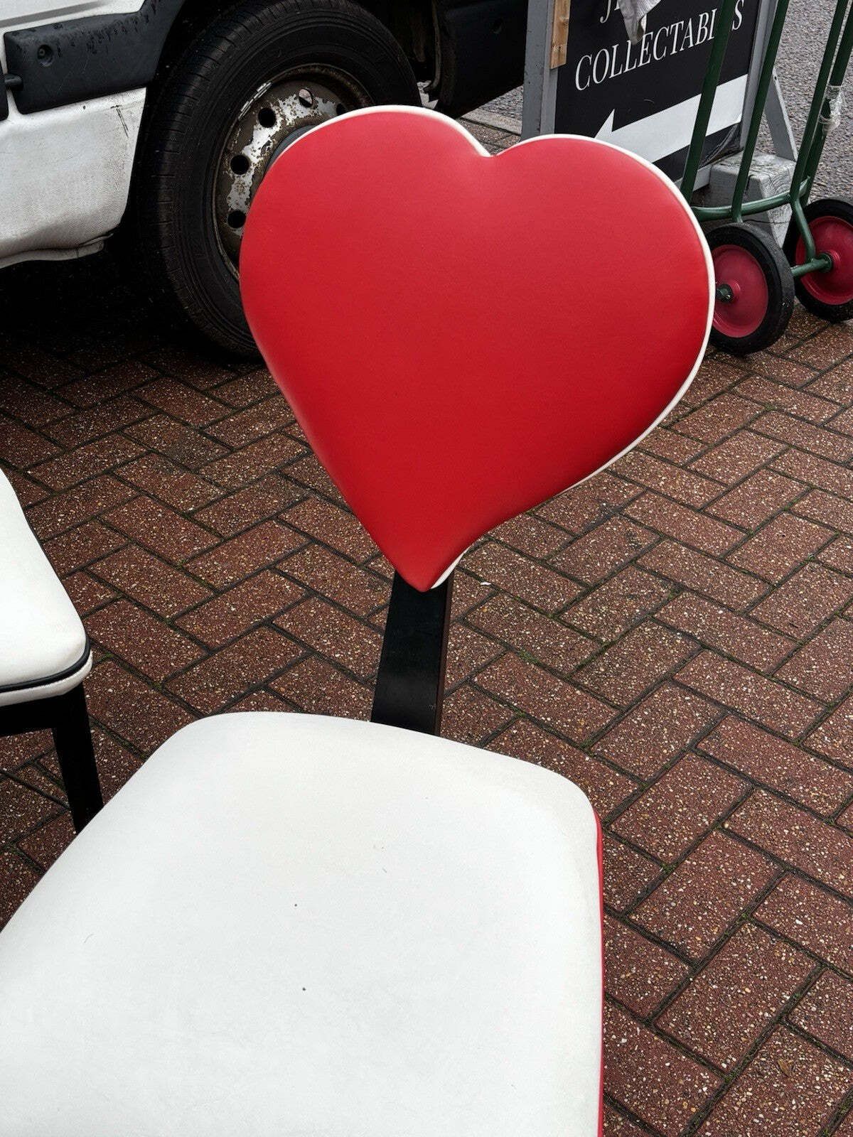 Mid Century Set Of Card Suit Dining Chairs, Poker Chairs, Games Table Chairs. photo vinterior