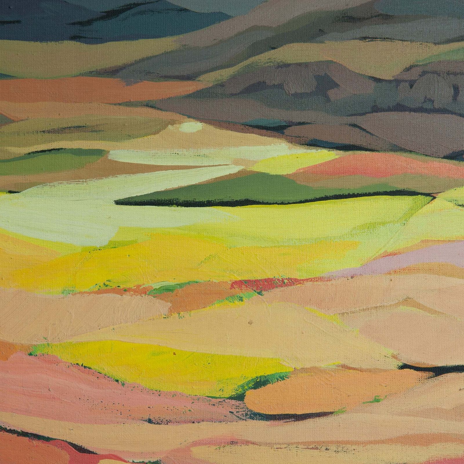 Cerca De Sarroca – Landscape Painting   Escola D’olot Post War Abstraction photo Art