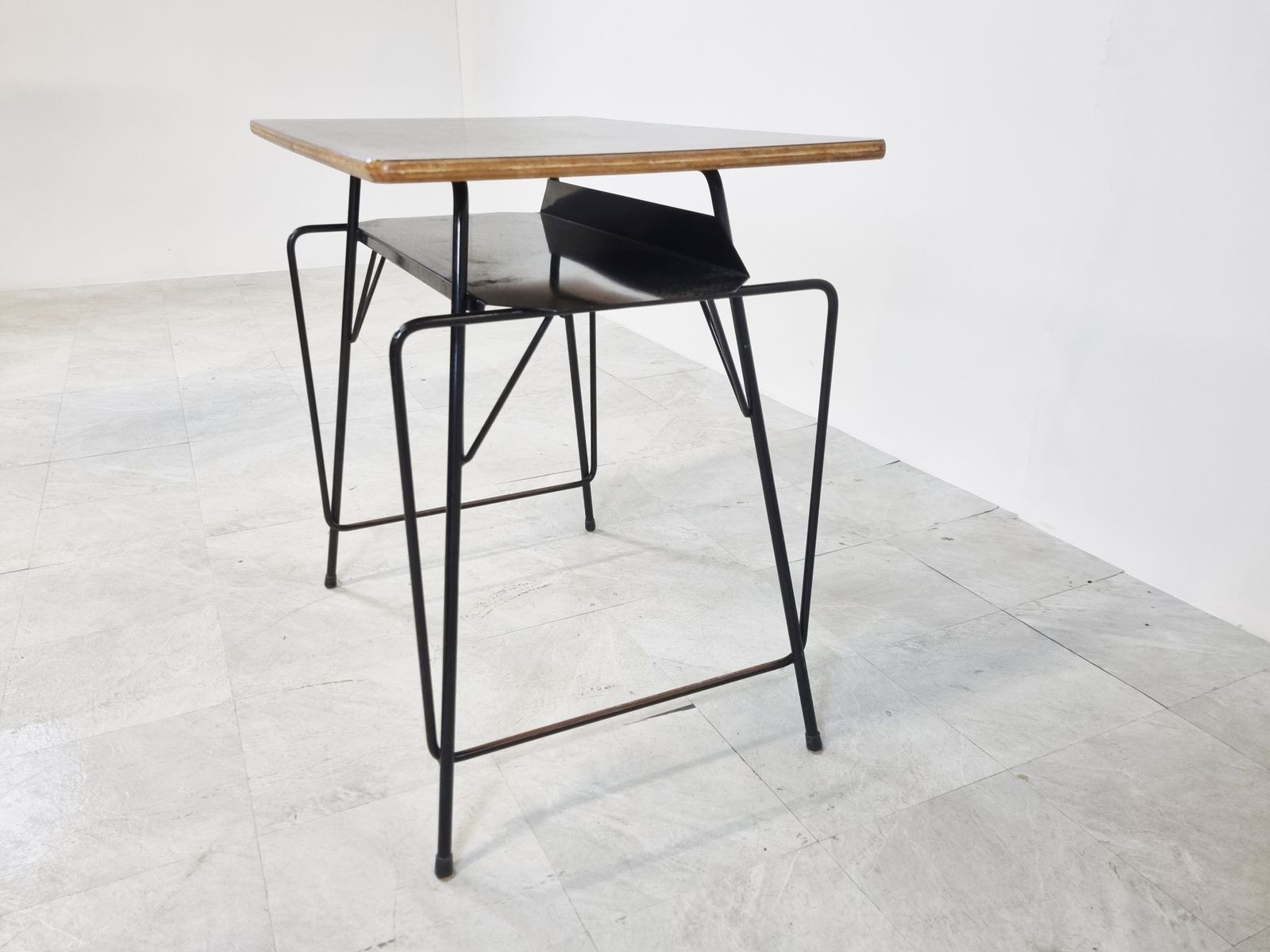 Vintage Desk By Willy Van Der Meeren For Tubax, 1950s photo 850.0
