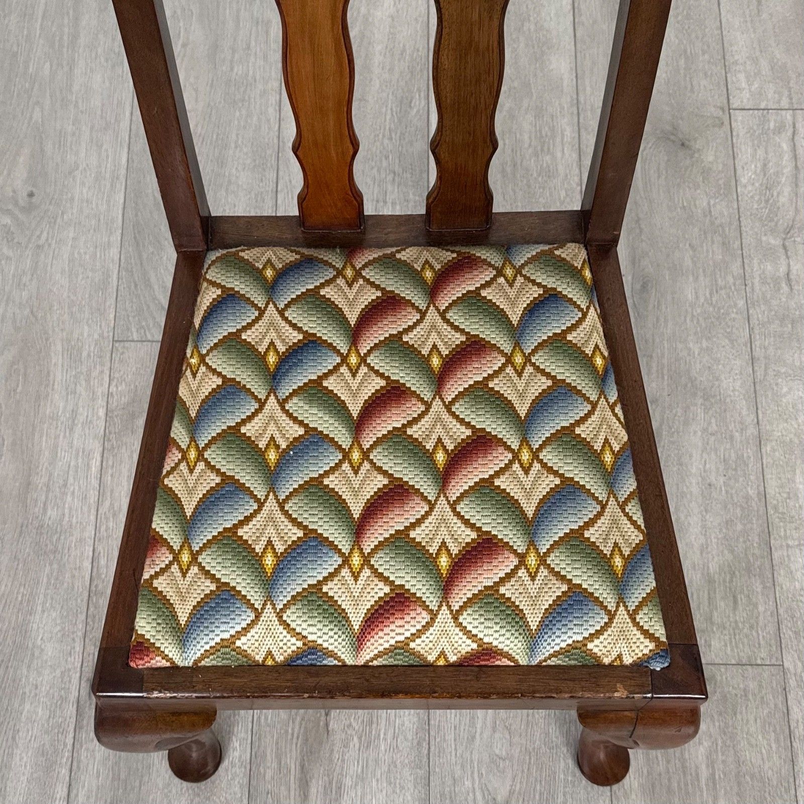 Antique 20th Century Set Of 4 Mahogany Dining Chairs photo vintage