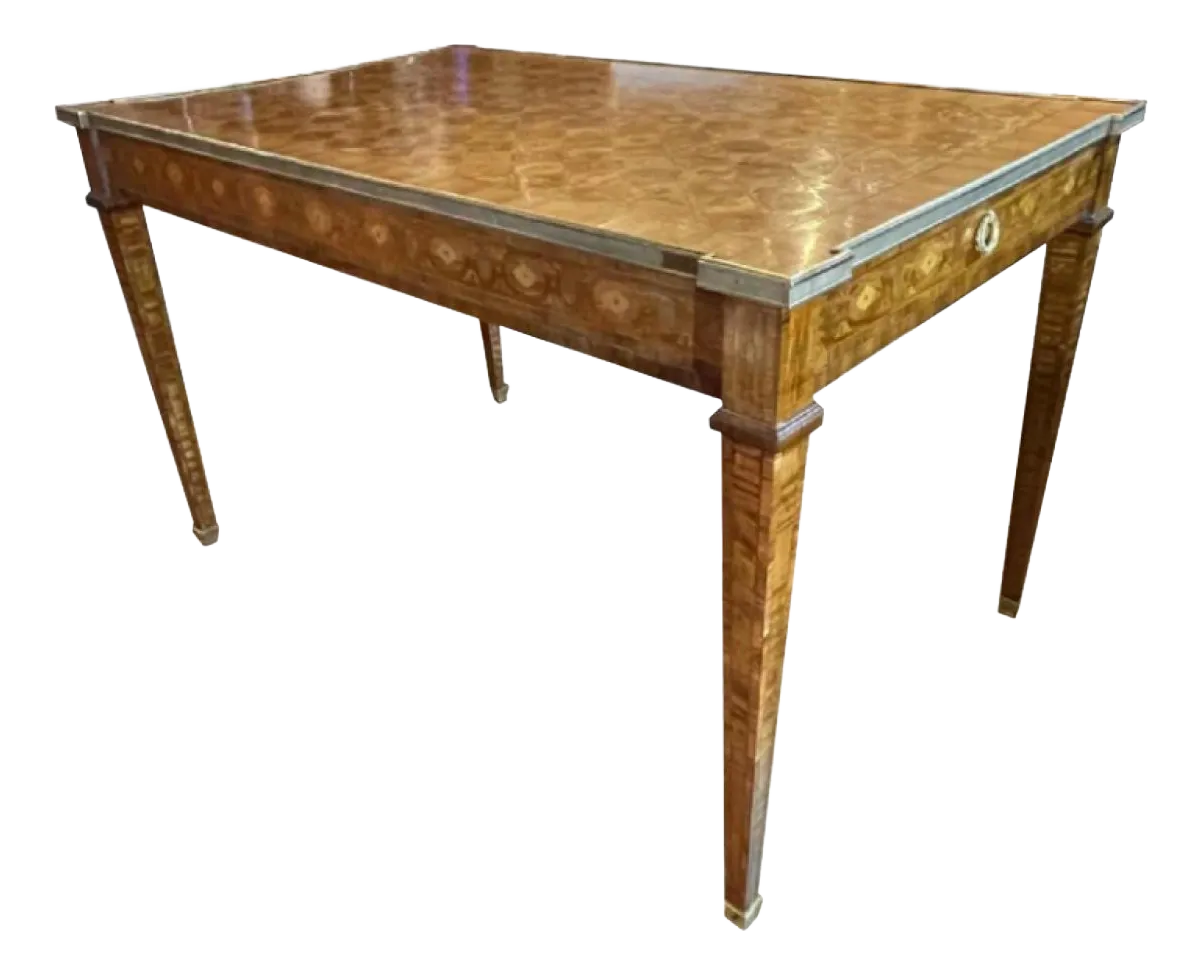 Louis XVI Directoire Inlaid Table / Desk, 19th Century