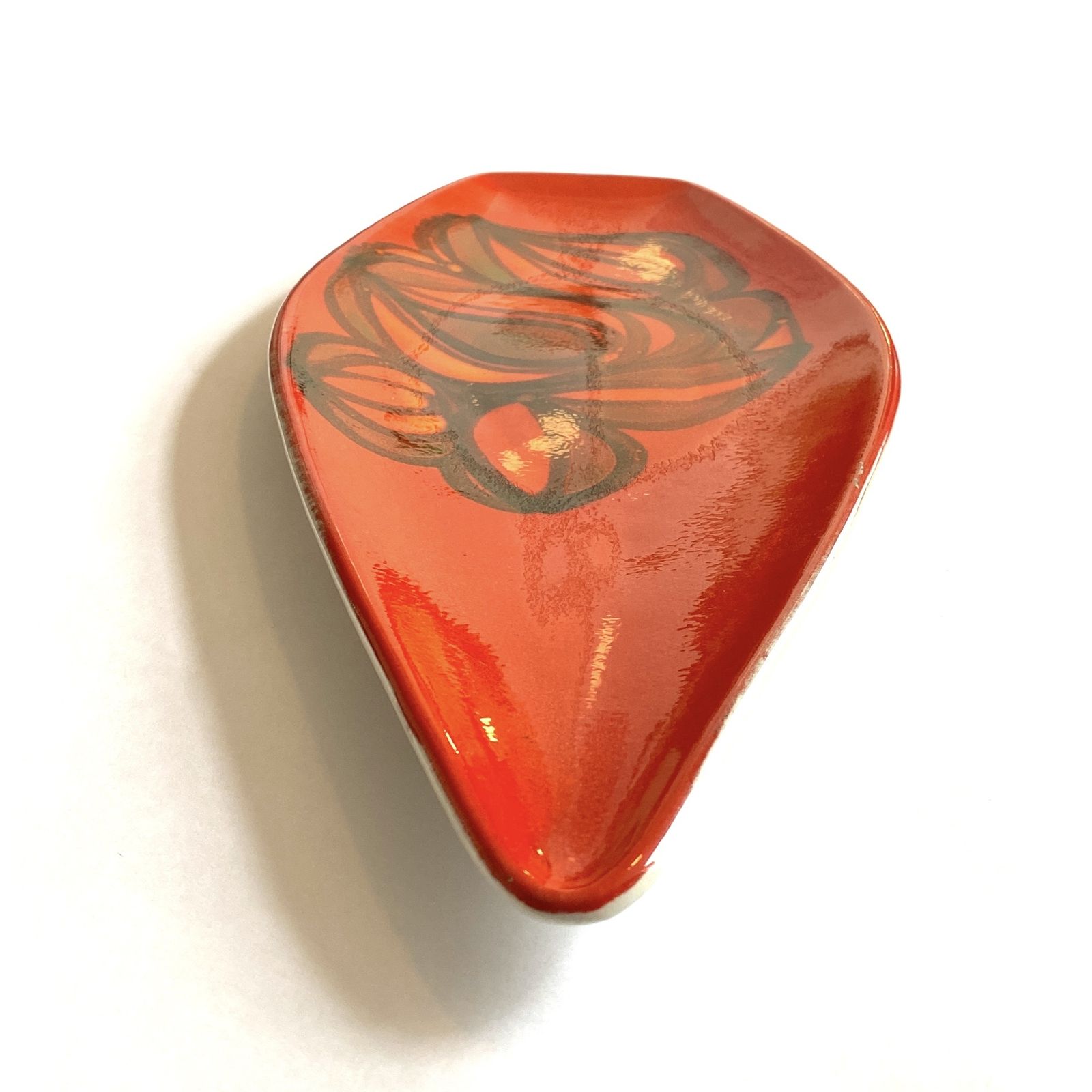 Poole Pottery Delphis Spear Dish, Shape 82, By Jeanette Spode  Mid Century Modern English Pottery photo 50.0