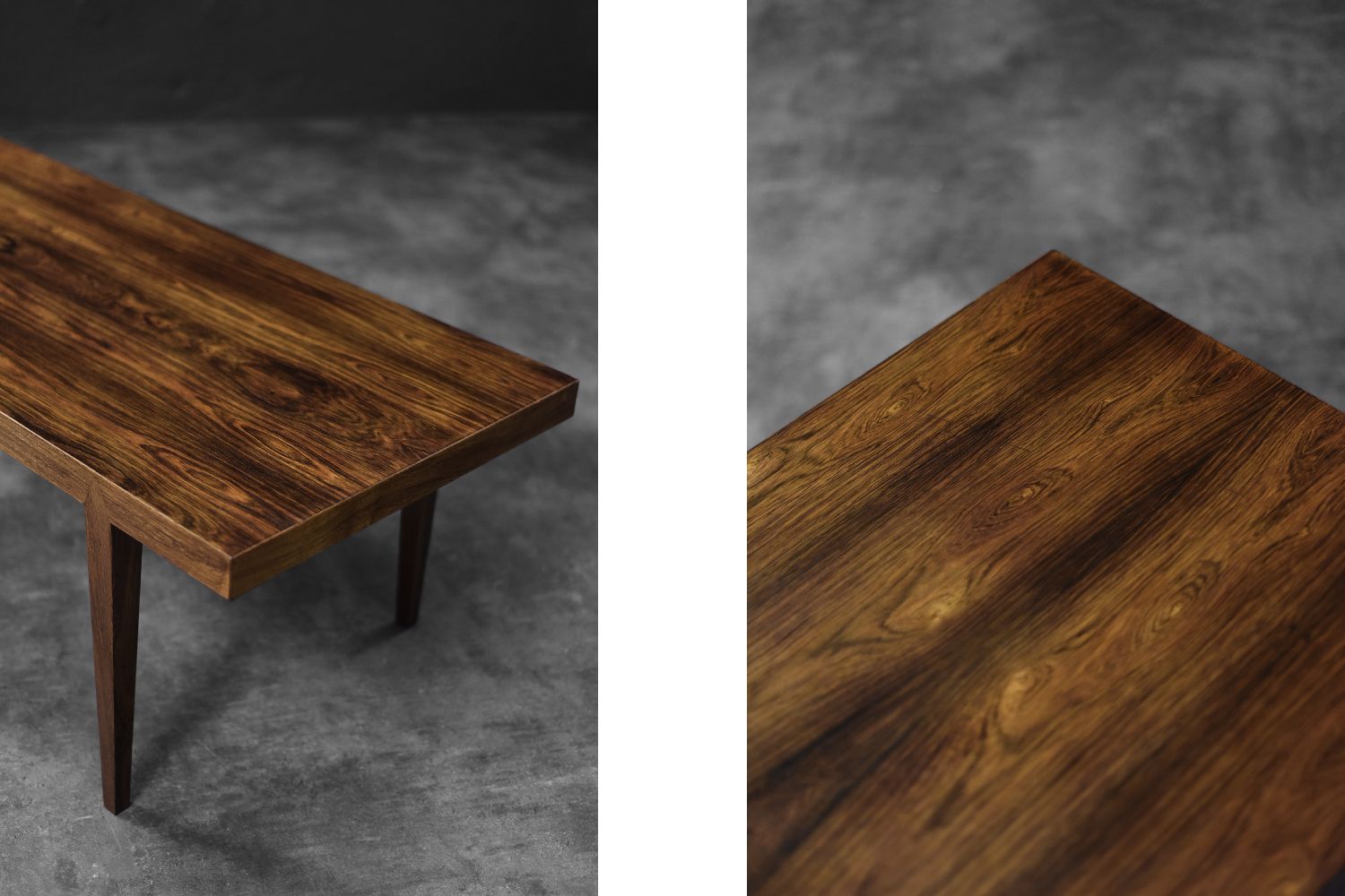 Vintage Danish Rosewood Coffee Table By Severin Hansen For Haslev Møbelfabrik, 1960s photo for sale