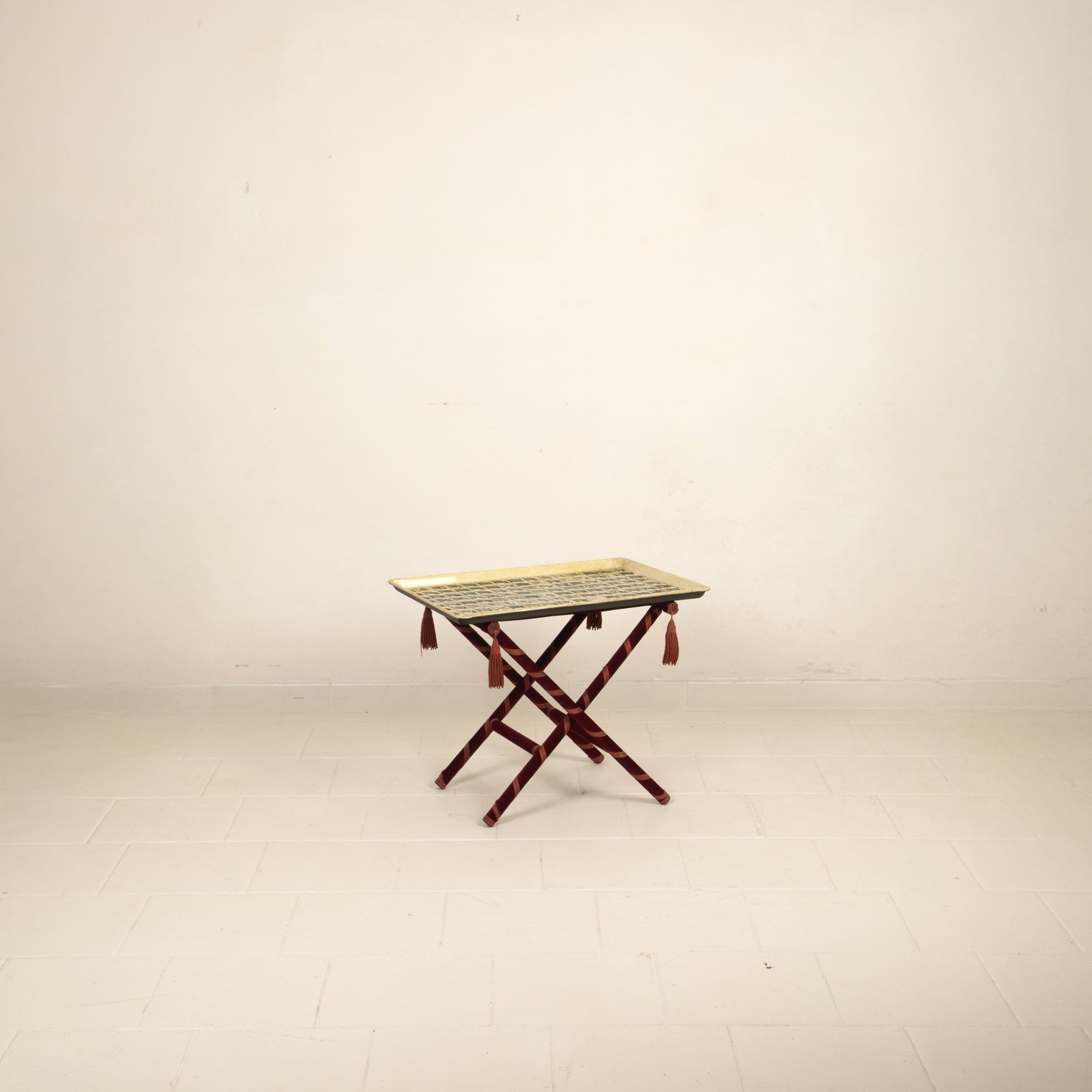 Heraldic Tray Table By Piero Fornasetti 1950 photo furniture