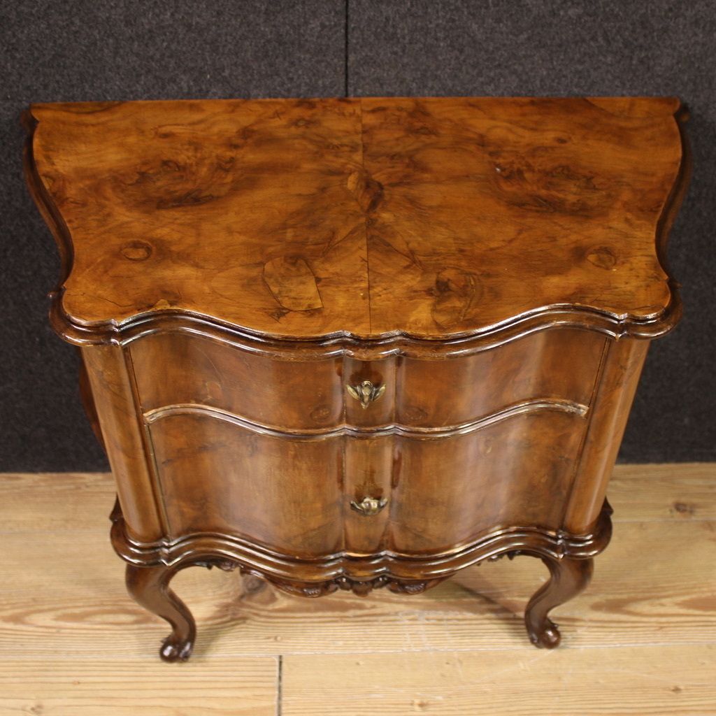 photo furniture Pair Of 20th Century Venetian Bedside Tables
