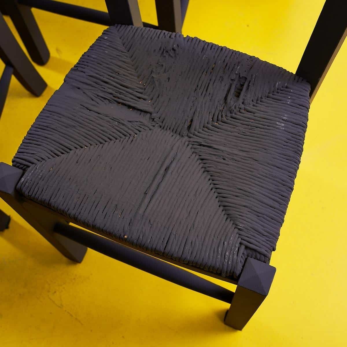 Elegant 9 Piece Black Wooden Chairs photo furniture