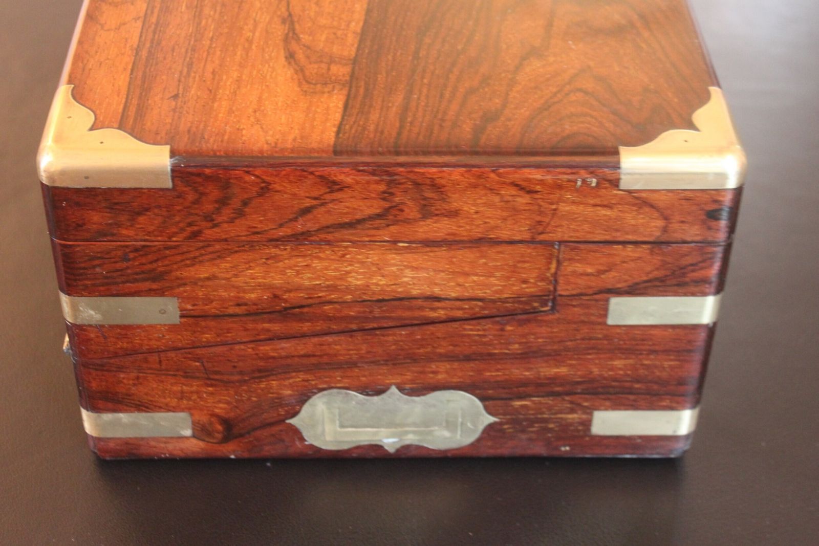 A Fine Late Georgian Rosewood Bi Fold Writing Slope With Secret Drawers photo 1282.0