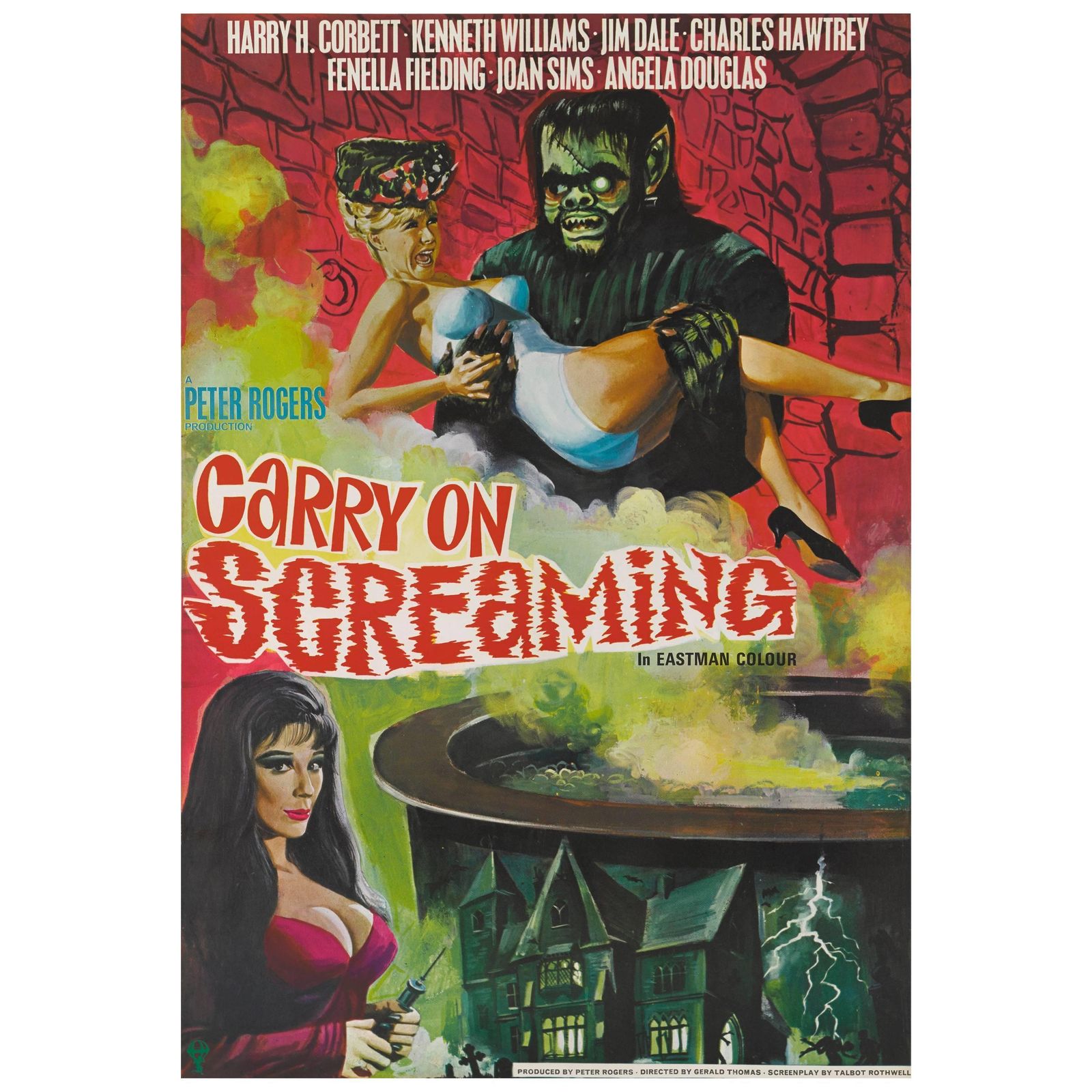 "Carry On Screaming" Original British Movie Poster