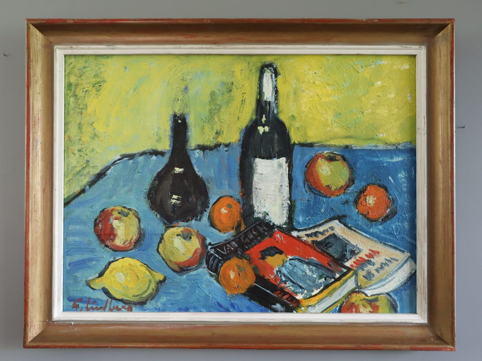 Lemon & Literature Oil Painting
