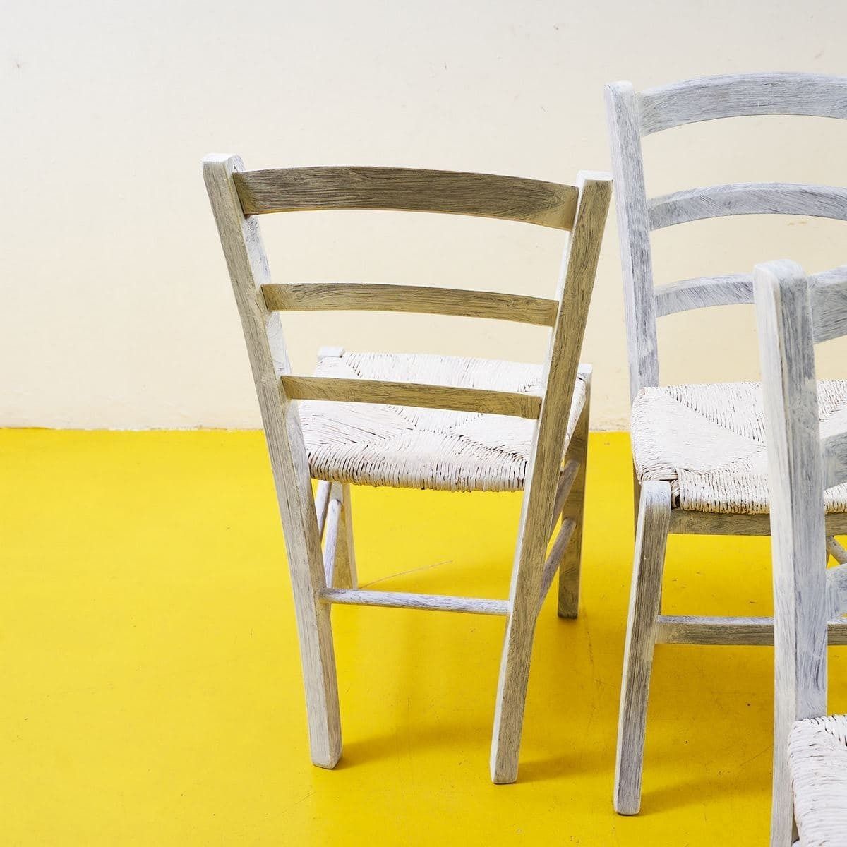 Elegant Rustic Style Chairs 4 Pieces photo Furniture