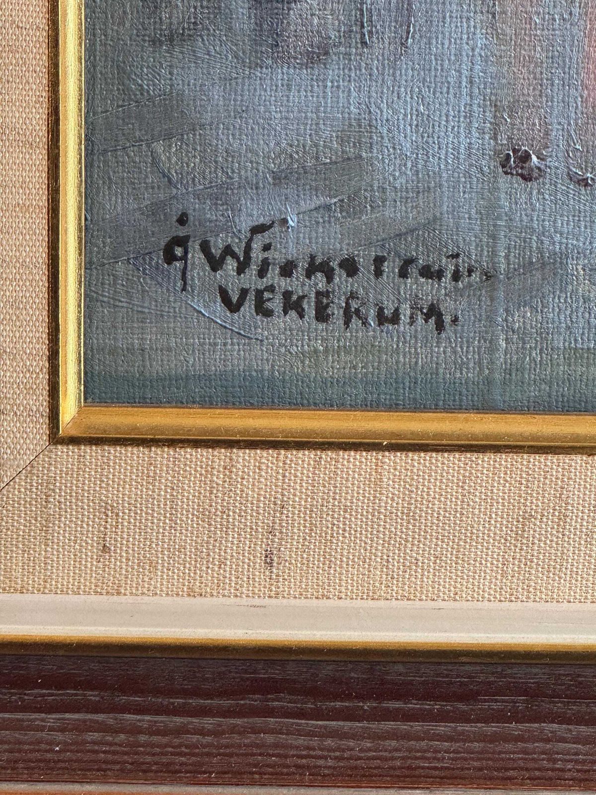 Swedish Original Oil Painting  Wall Decor photo furniture