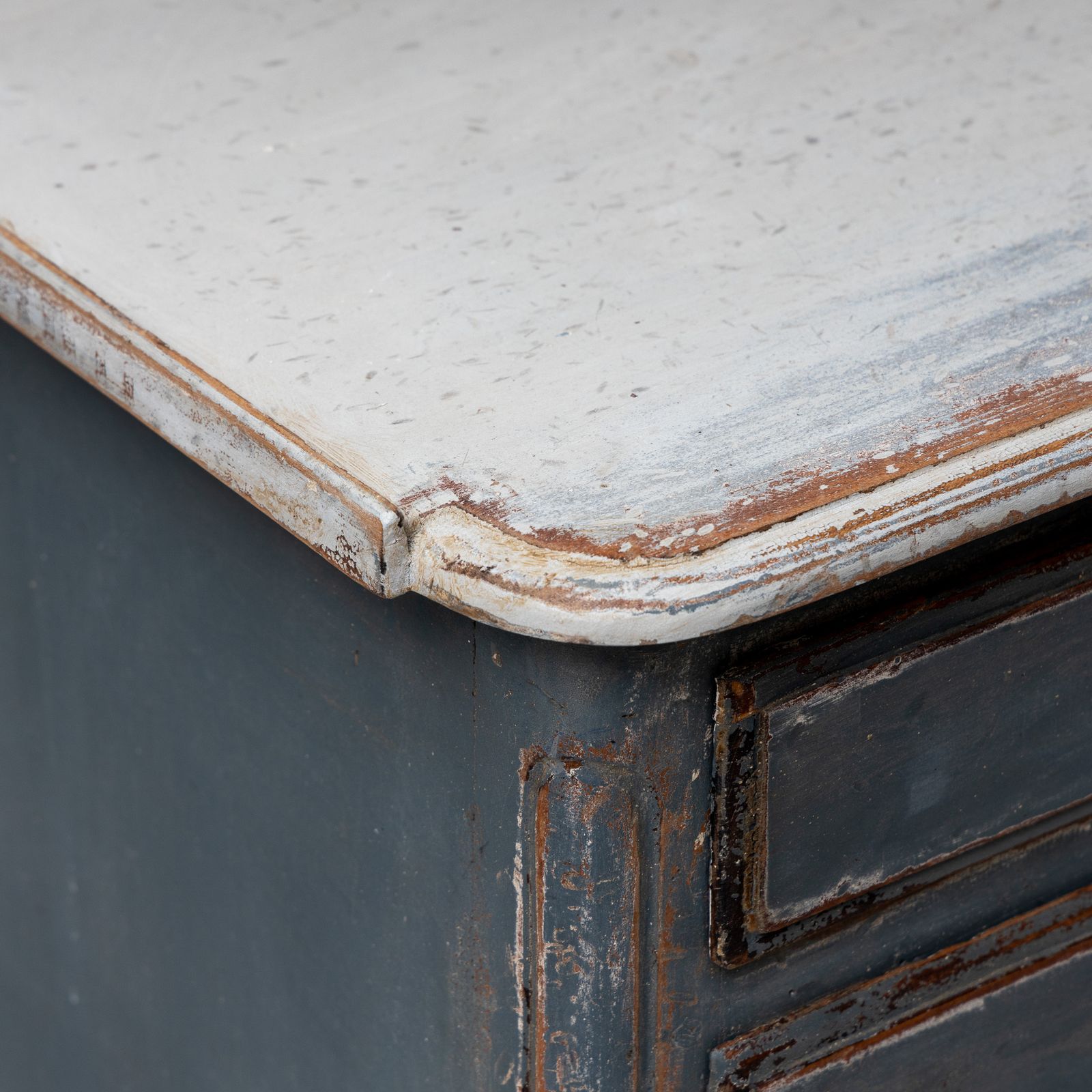 Blue Pinewood Commode In Baroque Style, 19th Century photo 2020.0