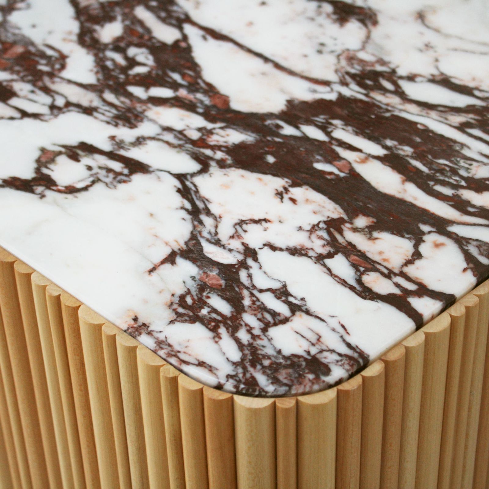 L.A. Studio Contemporary Modern Linden And Lemongrass Wood Sideboard photo vinterior