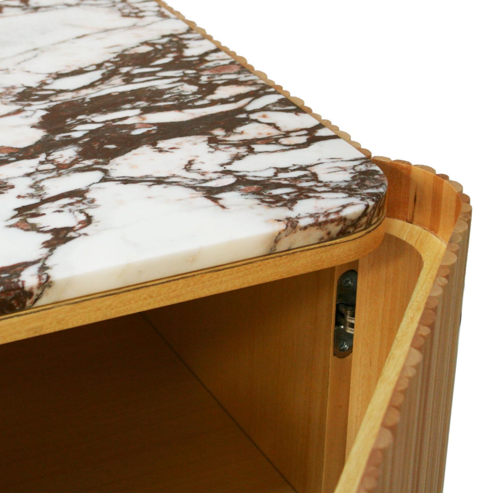 L.A. Studio Contemporary Modern Linden And Lemongrass Wood Sideboard photo buy