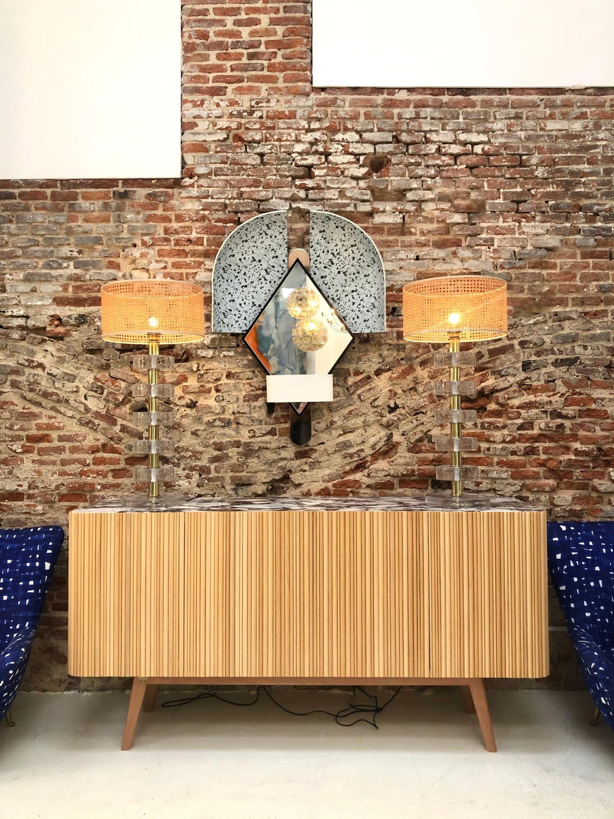 photo furniture L.A. Studio Contemporary Modern Linden And Lemongrass Wood Sideboard