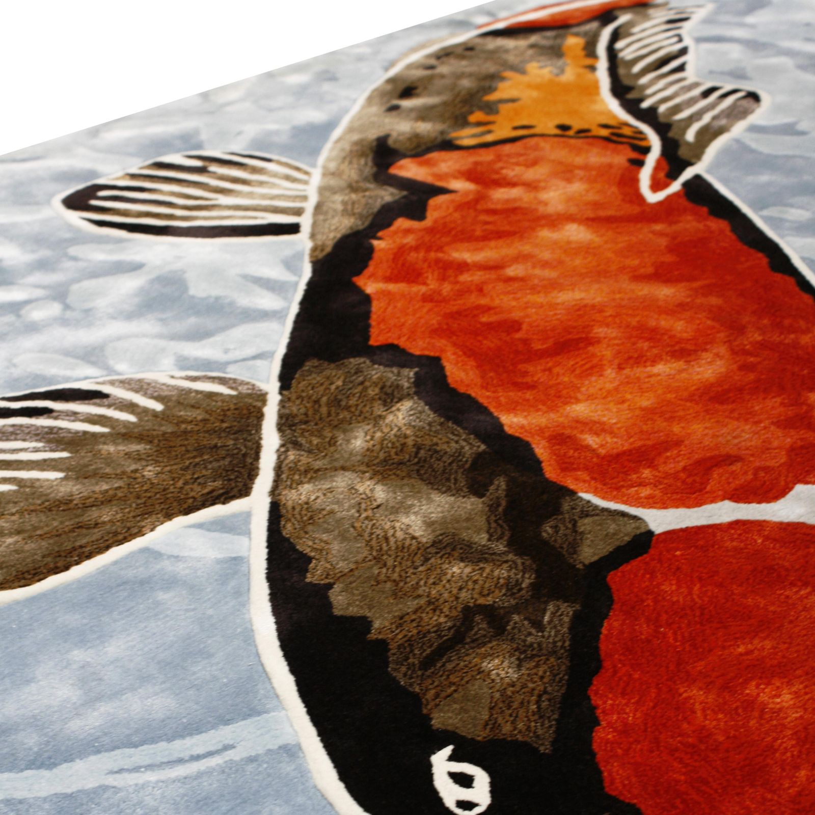 Contemporary Modern Wool And Silk German Carpet photo Textiles