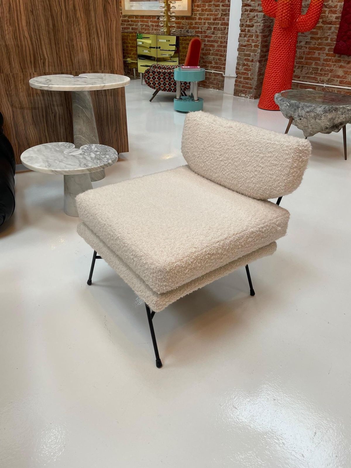 photo furniture Mid Century Modern Mod Elettra Armchair Designed By B.B.P.R Edited By Arflex