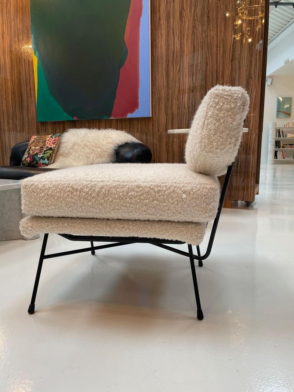 Furniture Mid Century Modern Mod Elettra Armchair Designed By B.B.P.R Edited By Arflex photo