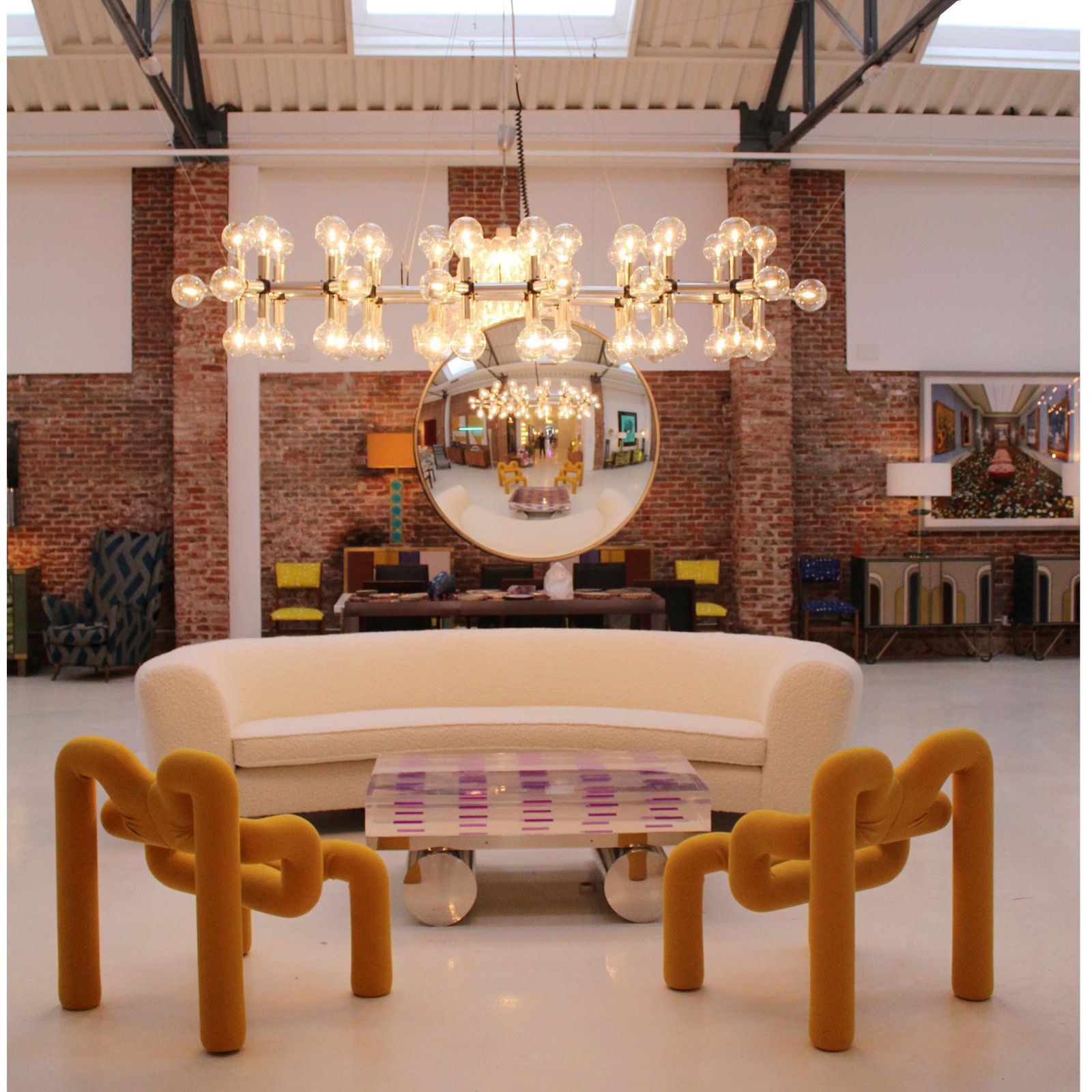 photo for sale "On The Road" Coffe Table Made Of Plexiglass And Steel Base By Superego Studio