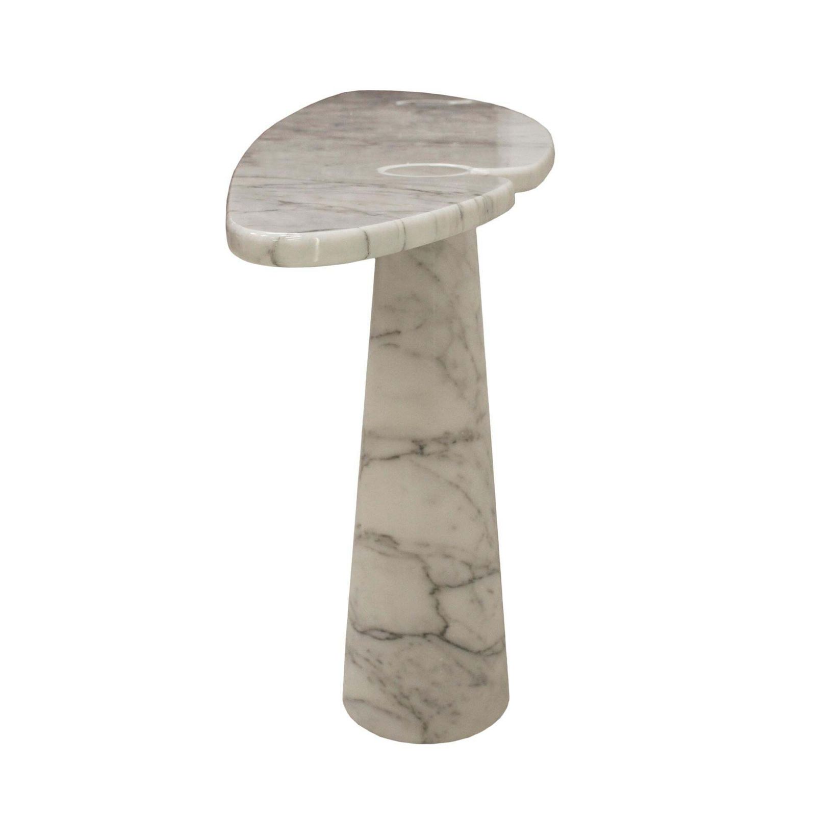 Angelo Mangiarotti For Skipper Arabescato Marble Eros Console Table, Italy photo vinterior