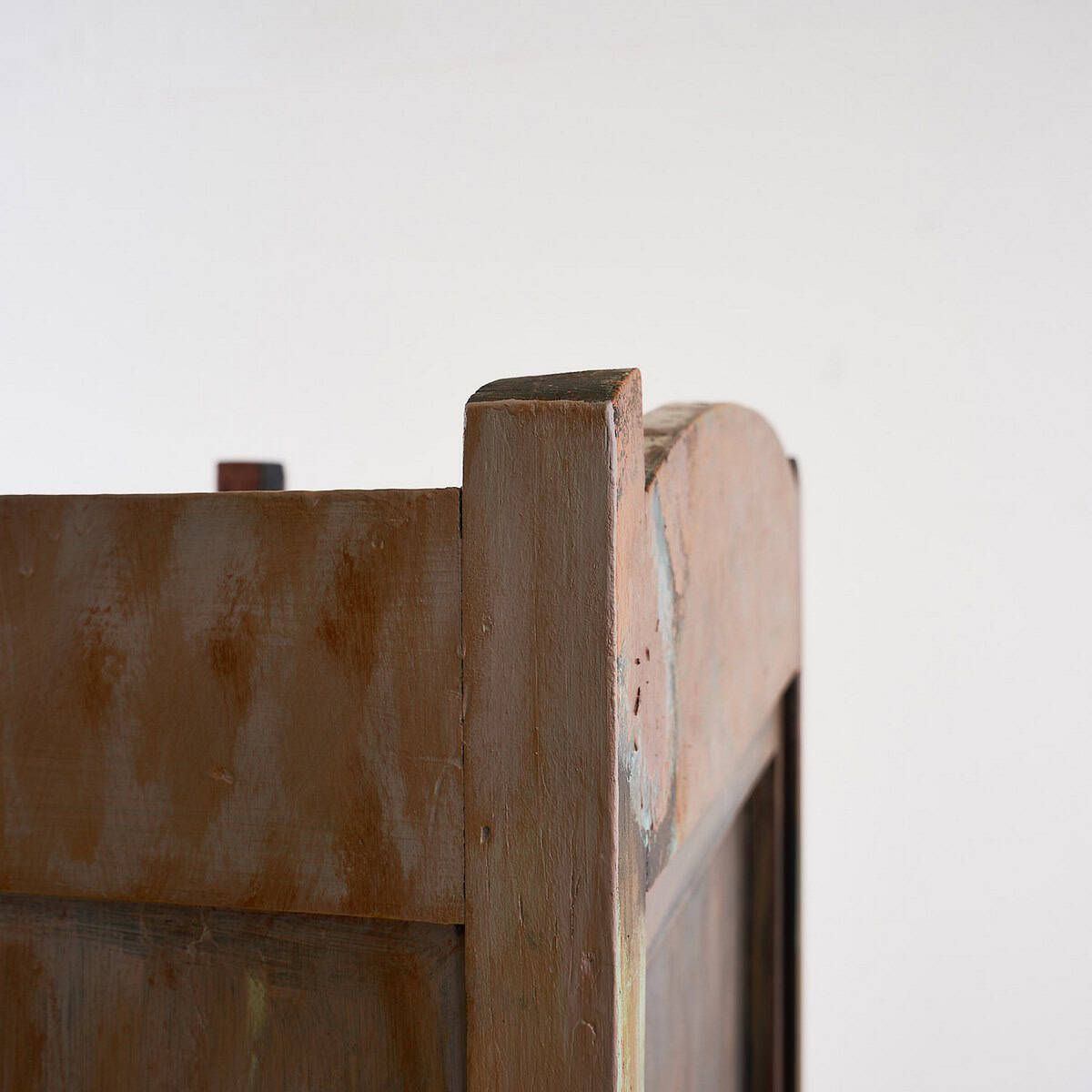 photo furniture Ancient Rustic Wooden Wardrobe