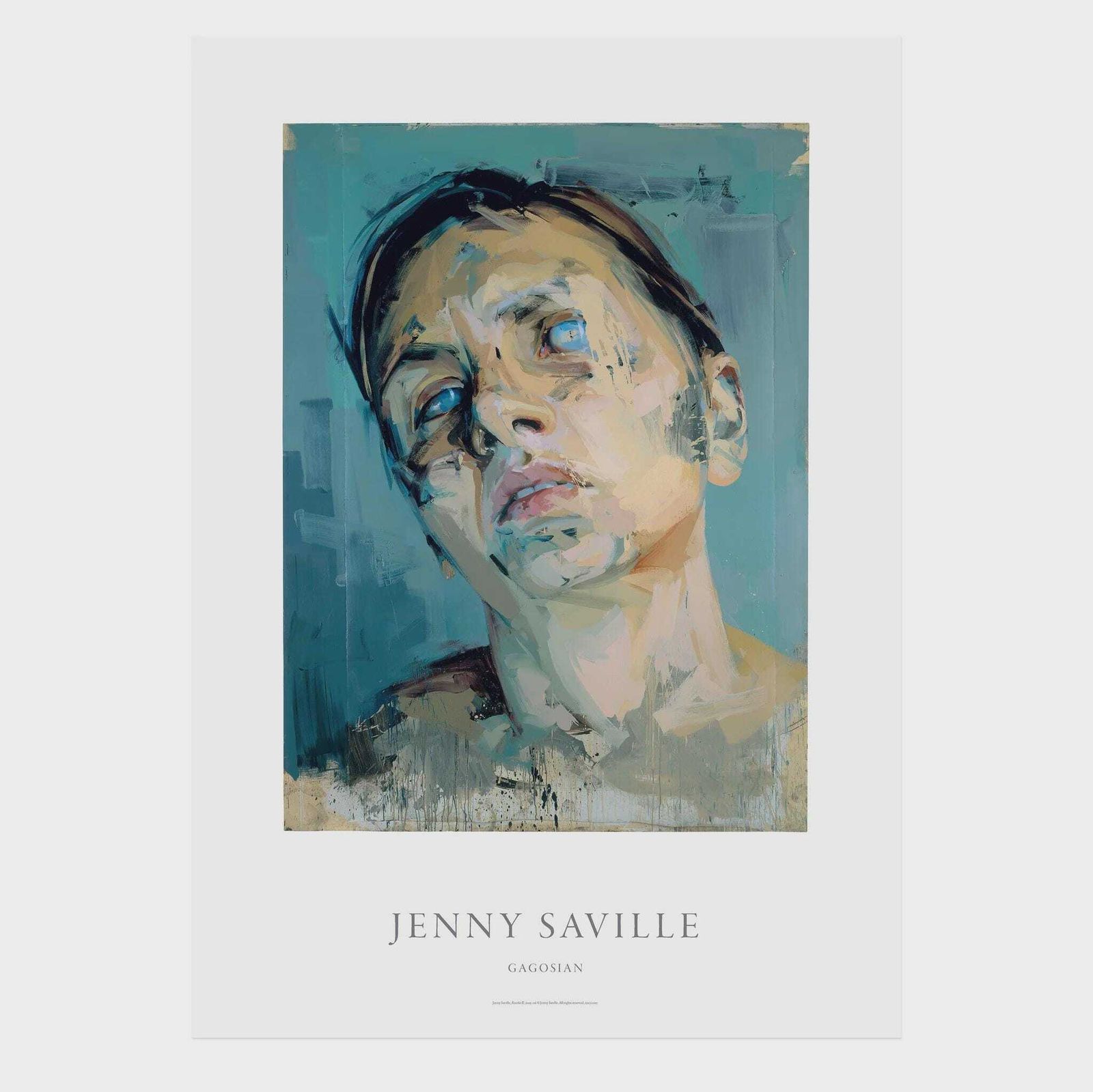 Authentic Jenny Saville Exhibition Poster – Rosetta II – Official Museum Print