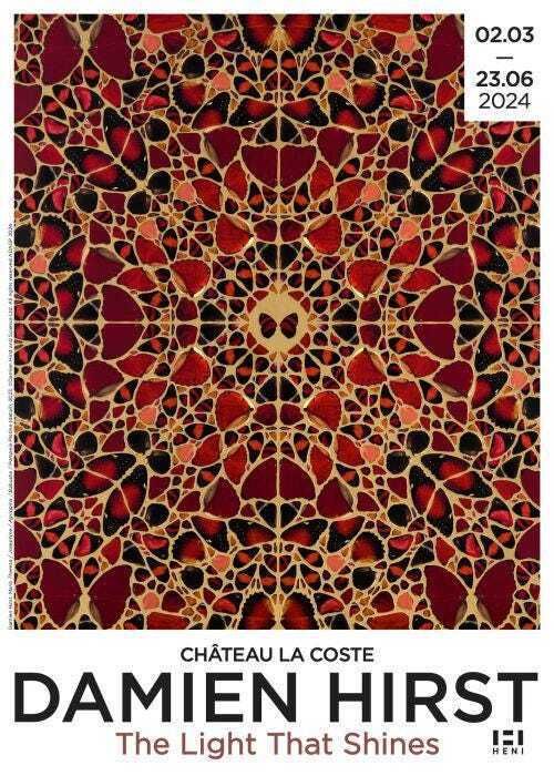 Authentic Damien Hirst Exhibition Poster – Josephine – Official Museum Print