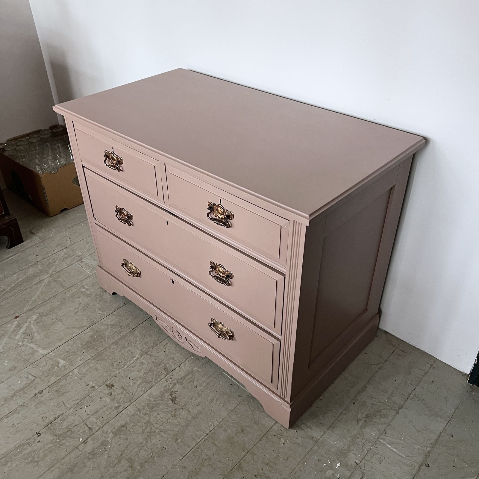 Newly Painted Chest Of Drawers photo furniture