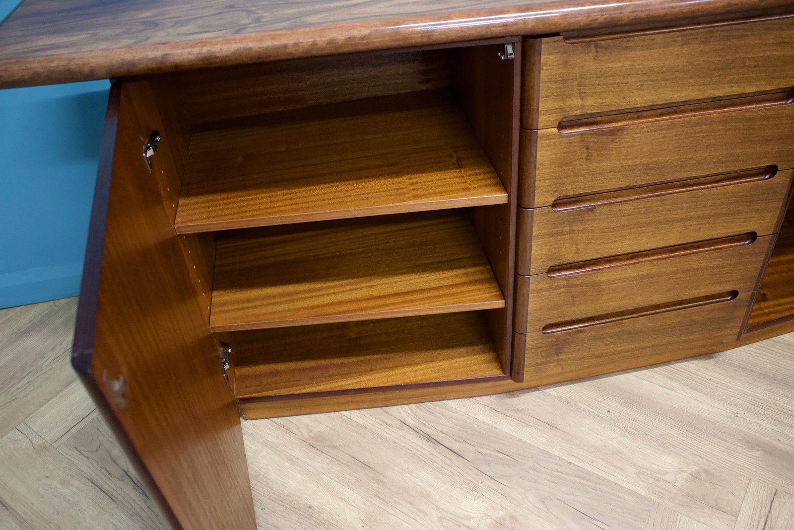 photo for sale Mid Century Danish Rosewood Sideboard From Skovby, 1970s #1604