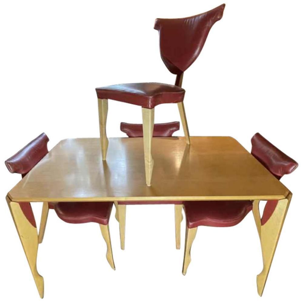 Anthropomorphic Dining Set By Dick Evers For Leolux, 1993, Set Of 5 photo 4722.0