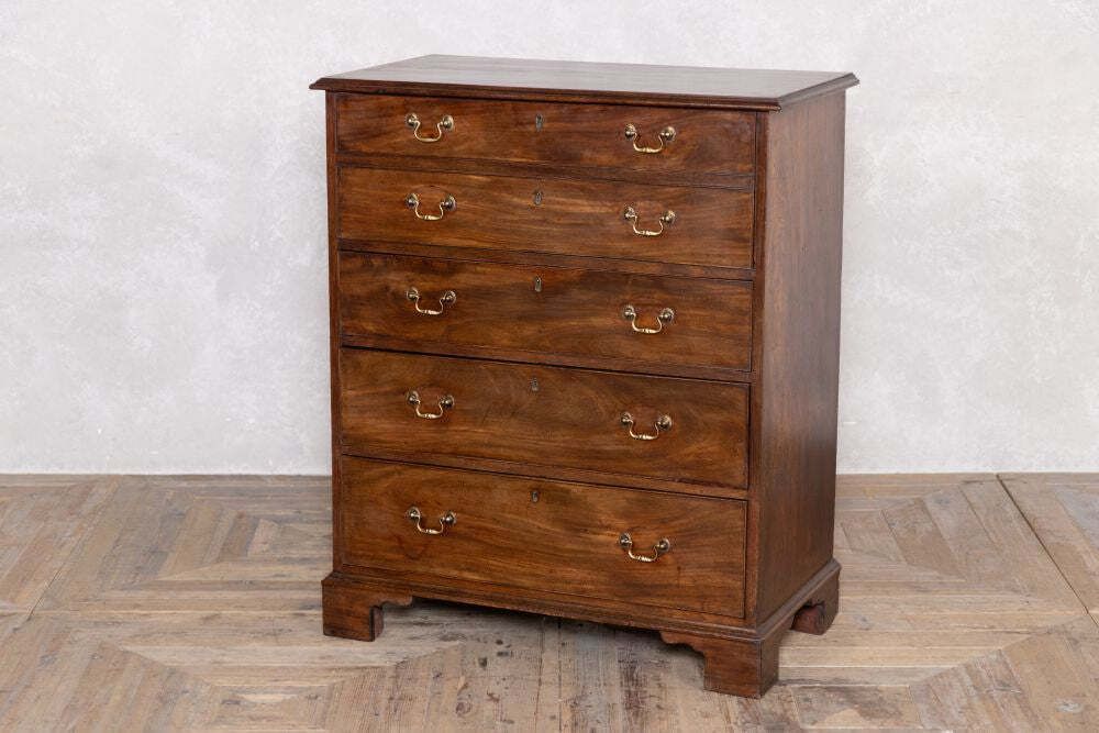 Vintage Mahogany George III Secretaire Chest