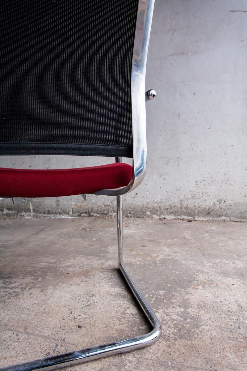 Vintage Office Chair In Aluminum photo vinterior