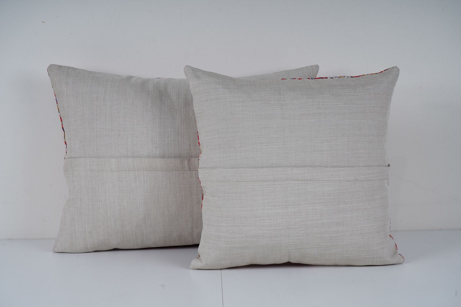 Uzbek Roller Printed Cushion Cover Set, Vintage Red And Purple Pillows For Home Decoration photo furniture