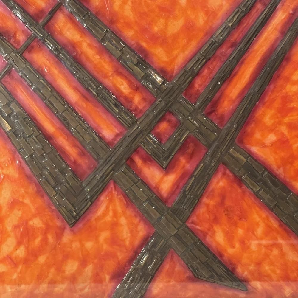 Antonio Secci, Brutalistische Abstracte Compositie, Mixed Media Op Paneel, 1969 photo vintage