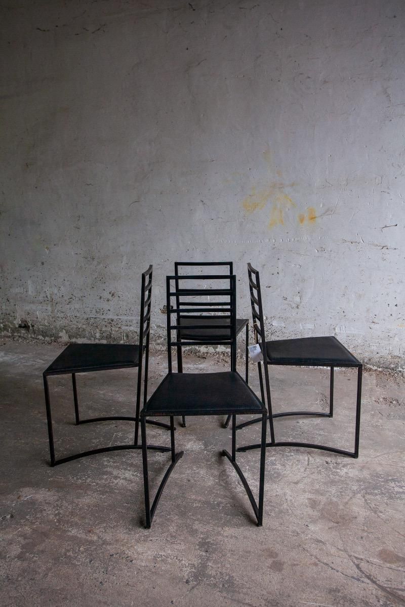 photo vinterior Vintage Dining Chair In Metal