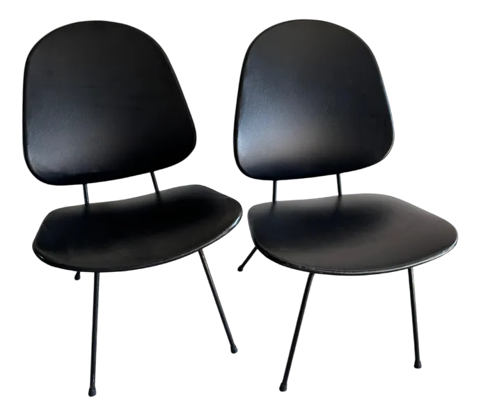 Set Of Lounge Chairs By W.H. Gispen For Kembo, 1950