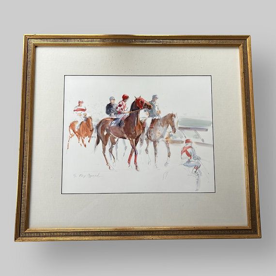 American Racing Watercolour, By S. Faye Oppegard