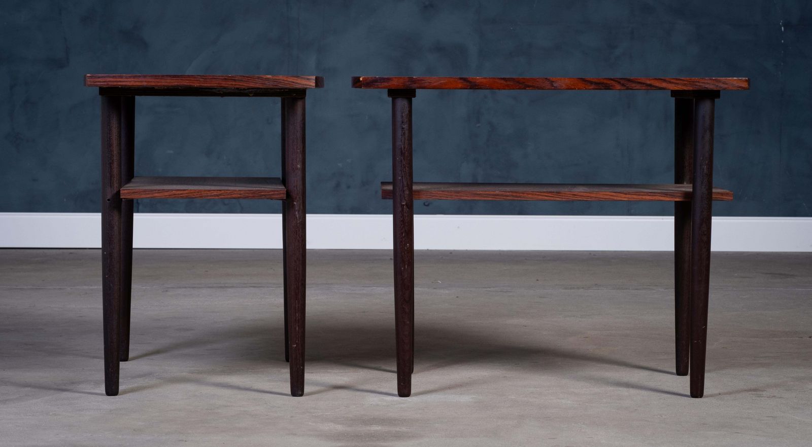 Pair Of Danish Rosewood Side Tables, Denmark, 1960s photo Furniture