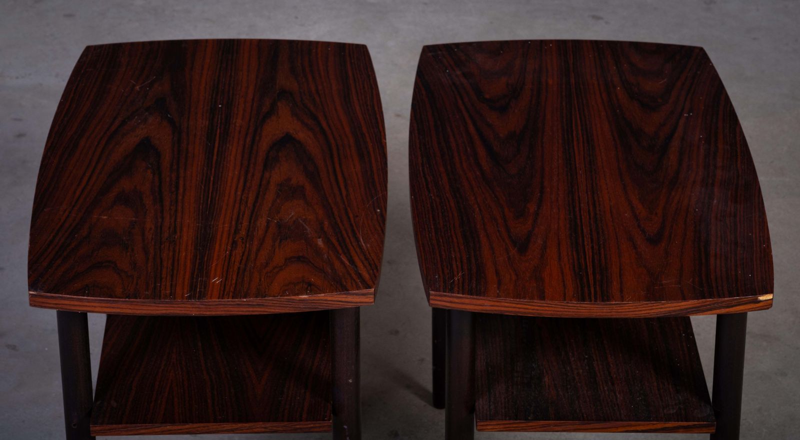 Pair Of Danish Rosewood Side Tables, Denmark, 1960s photo vinterior