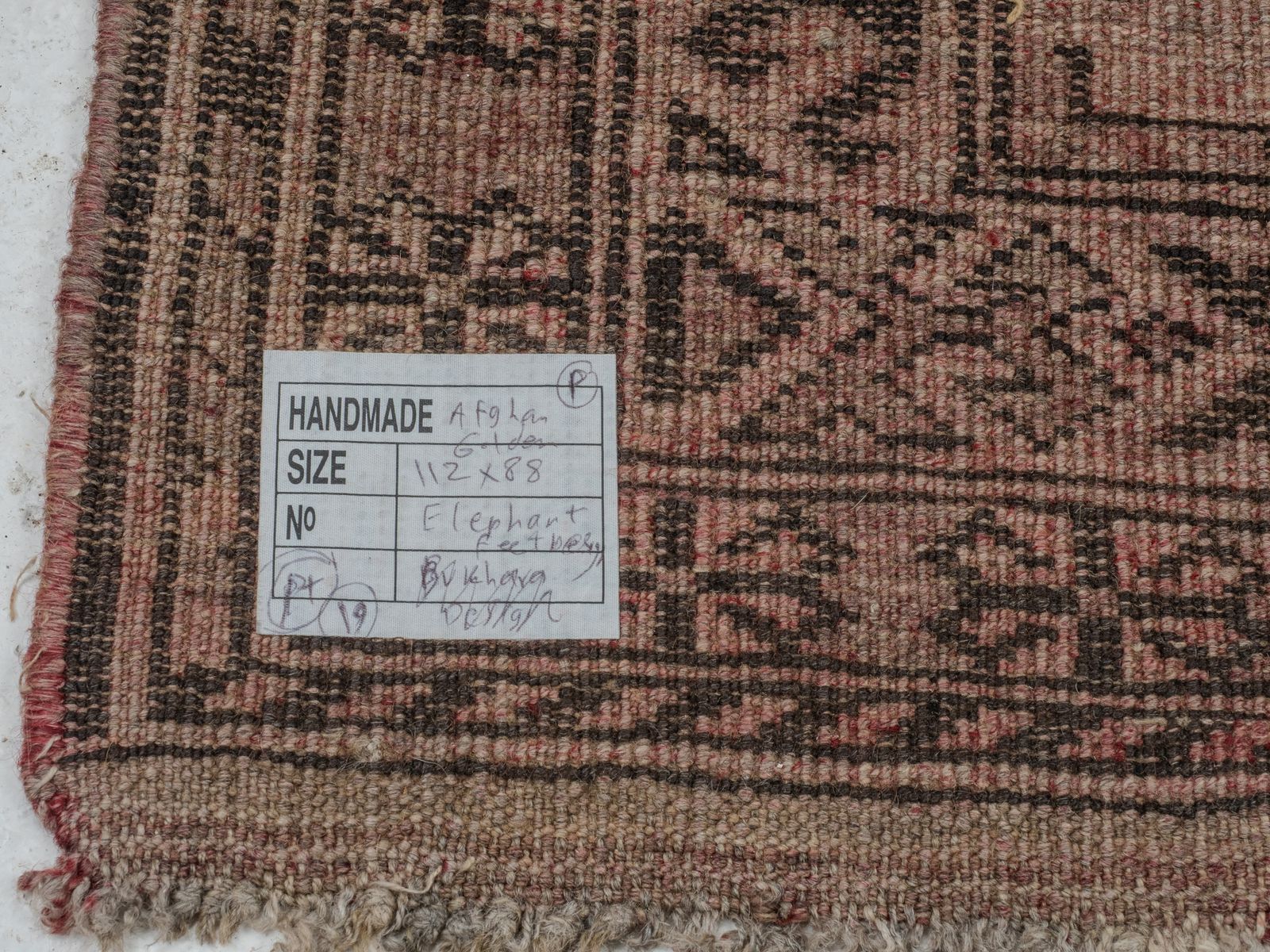 Antique Afghan Aqcha Wool Rug, Dated 1347 Ah (Circa 1928) – Soft Faded Patina, 3'11' X 2'11" photo buy