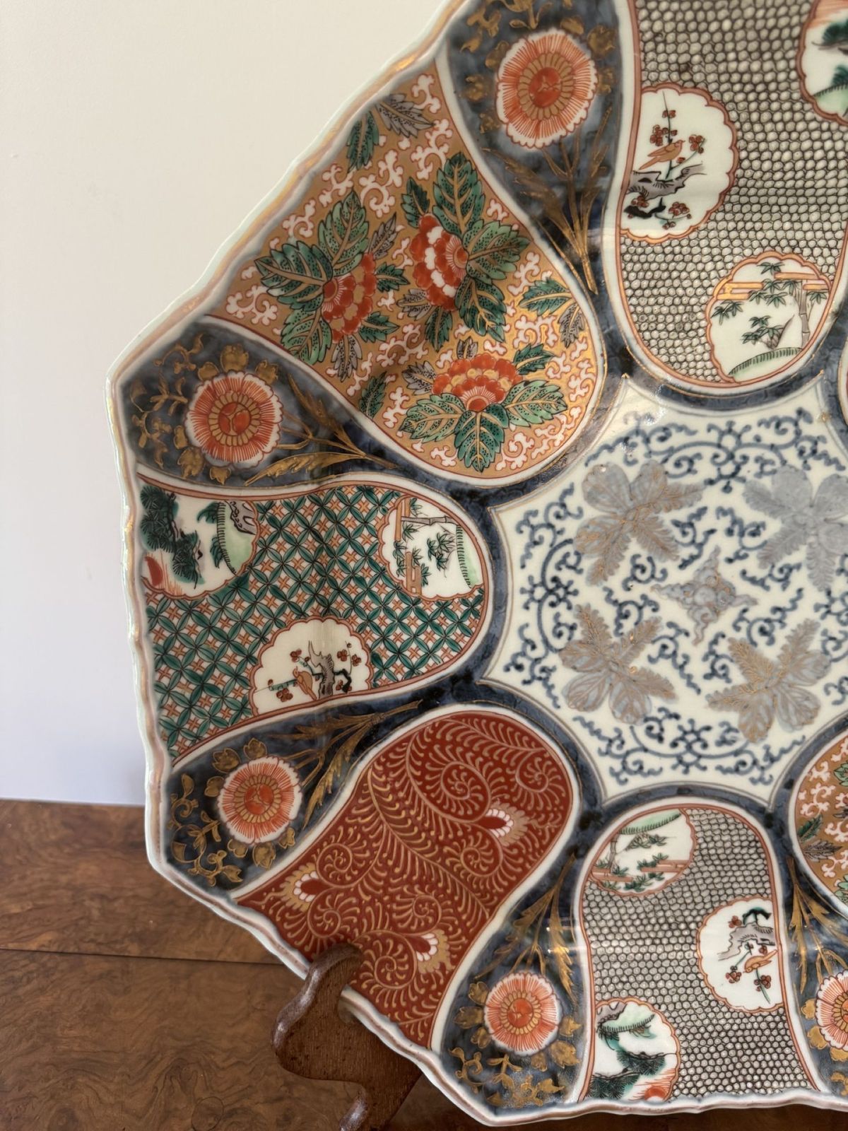 Outstanding Quality Antique 19th Century Imari Porcelain Charger photo 645.0